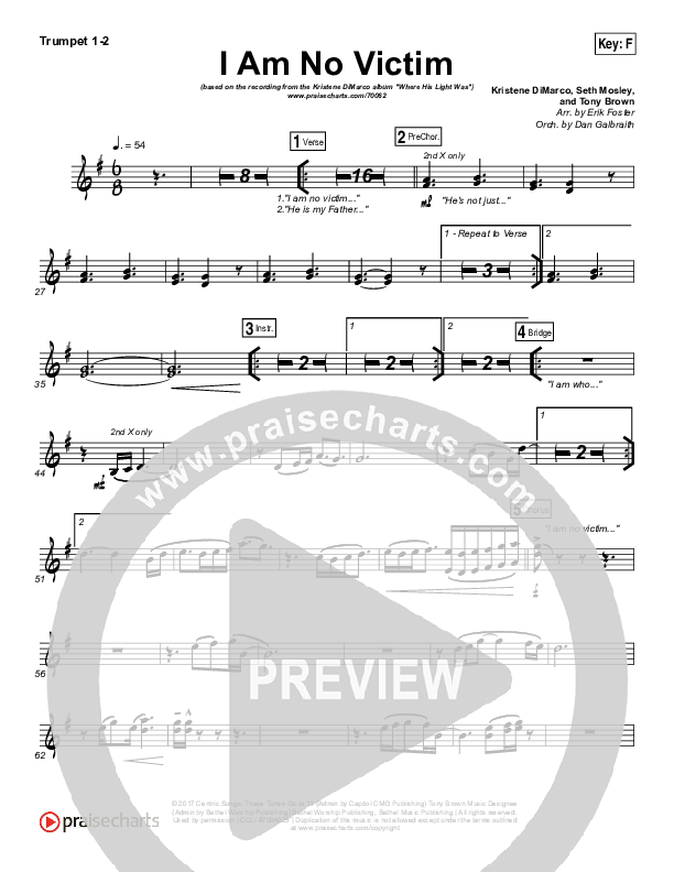 I Am No Victim Brass Pack (Kristene DiMarco)