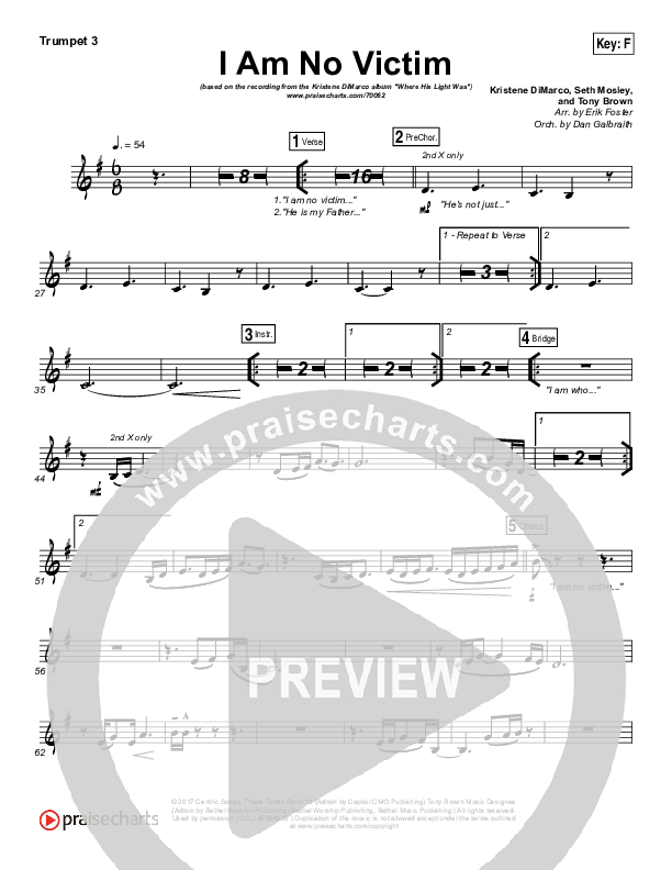I Am No Victim Trumpet 3 (Kristene DiMarco)