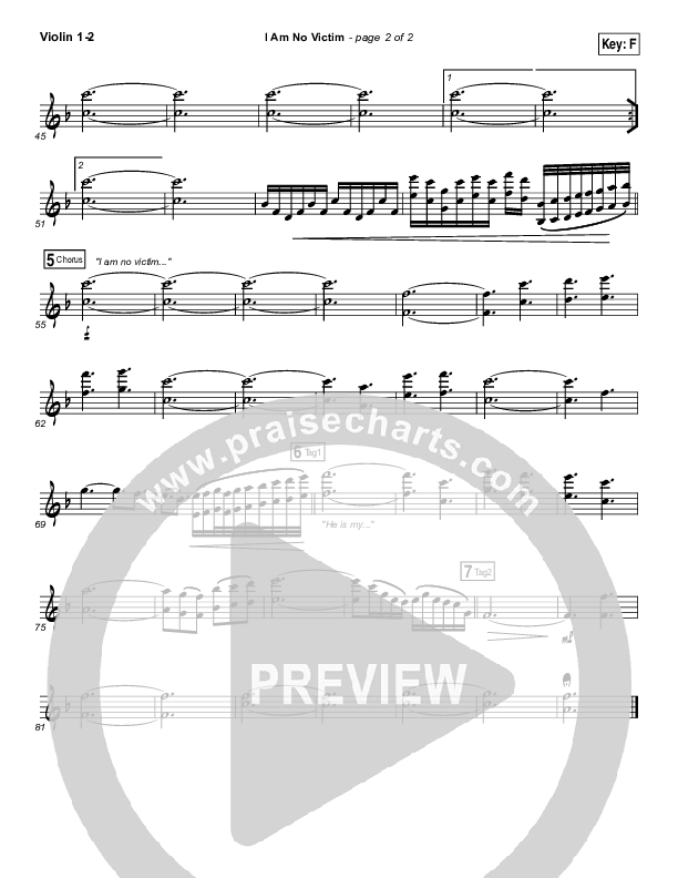 I Am No Victim Violin 1/2 (Kristene DiMarco)