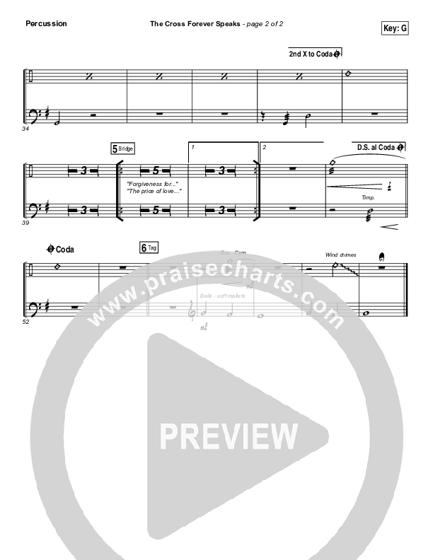 The Cross Forever Speaks Percussion (Matt Maher)