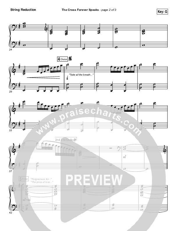 The Cross Forever Speaks String Pack (Matt Maher)