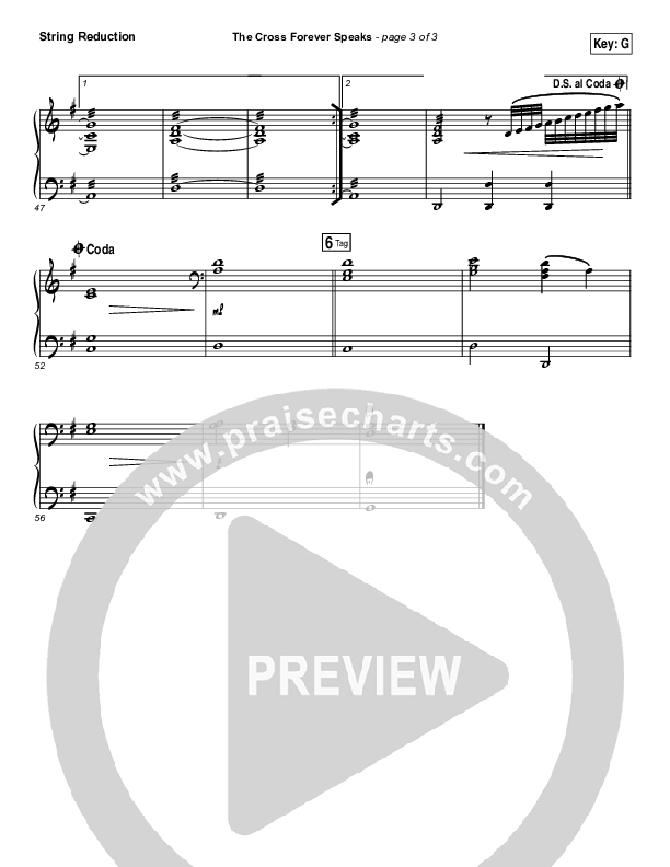 The Cross Forever Speaks String Pack (Matt Maher)