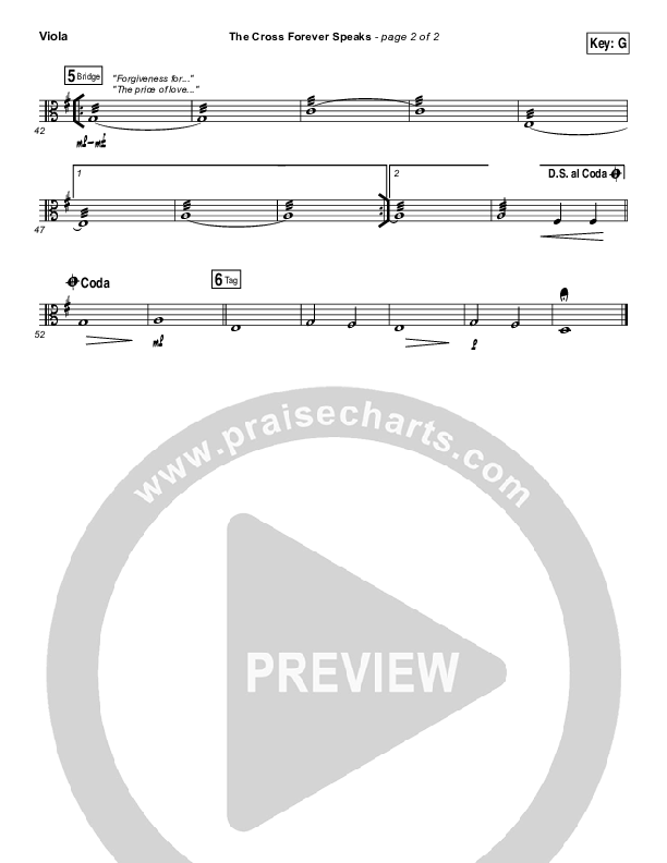 The Cross Forever Speaks Viola (Matt Maher)