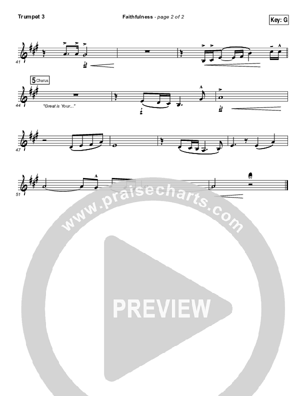 Faithfulness Trumpet 3 (Matt Maher / Iron Bell Music)