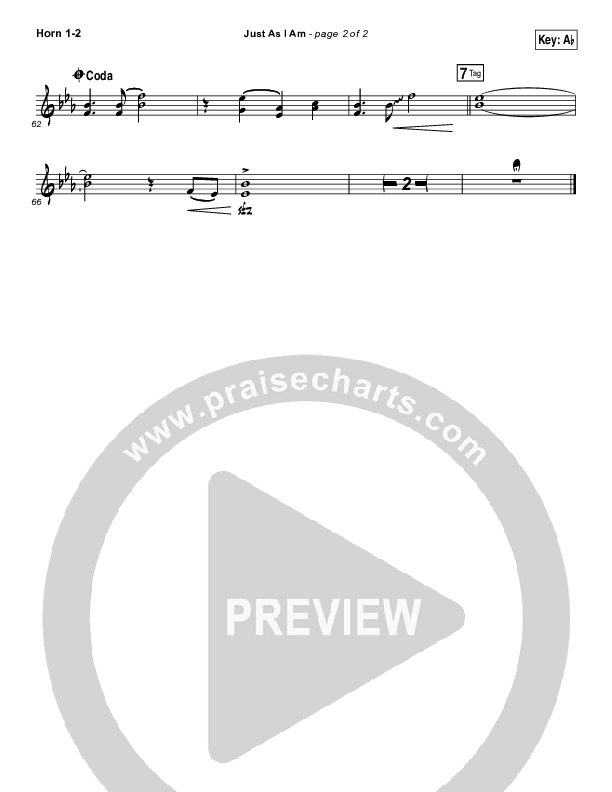 Just As I Am Brass Pack (Matt Maher)