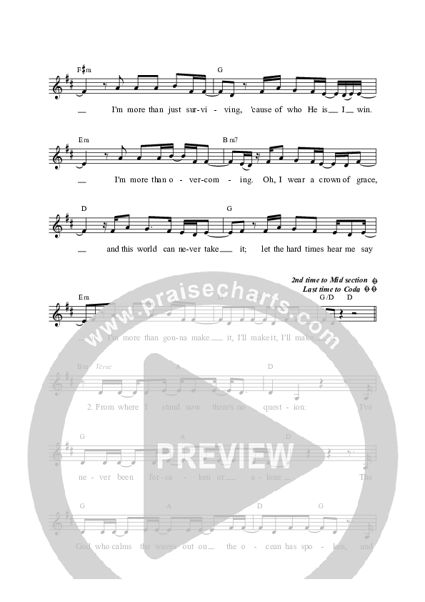 More Than Gonna Make It Lead Sheet (Alisa Turner)