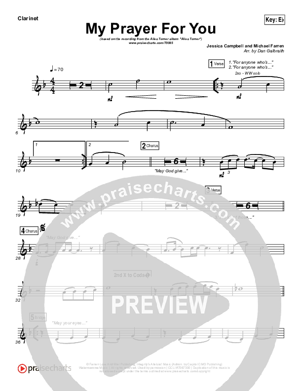 My Prayer For You Wind Pack (Alisa Turner)