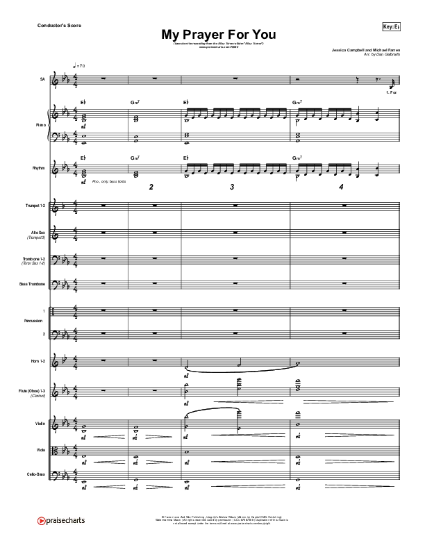 My Prayer For You Orchestration (Alisa Turner)