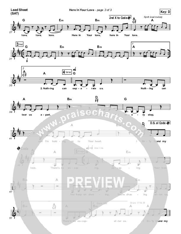 Here In Your Love Lead (SAT) (The Belonging Co / Hope Darst)