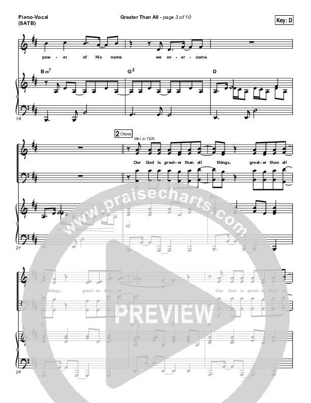 Greater Than All Piano/Vocal (SATB) (The Belonging Co / Henry Seeley)