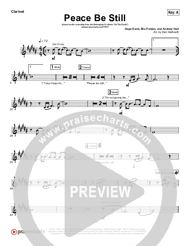 Peace Be Still Wind Pack (The Belonging Co / Lauren Daigle)