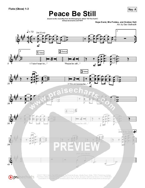 Peace Be Still Wind Pack (The Belonging Co / Lauren Daigle)