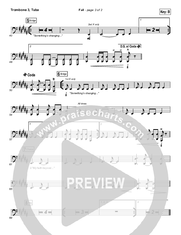 Fall Trombone 3/Tuba (The Belonging Co / Meredith Andrews / Andrew Holt)