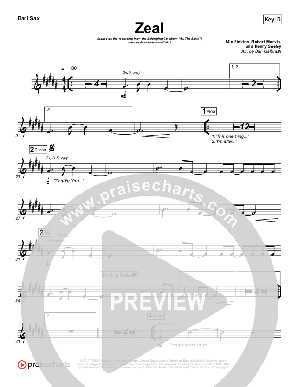 Zeal (Allskate Remix) Bari Sax (The Belonging Co / Henry Seeley)