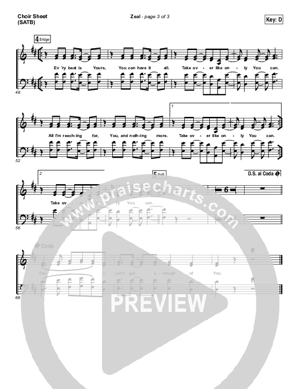 Zeal (Allskate Remix) Choir Sheet (SATB) (Print Only) (The Belonging Co / Henry Seeley)