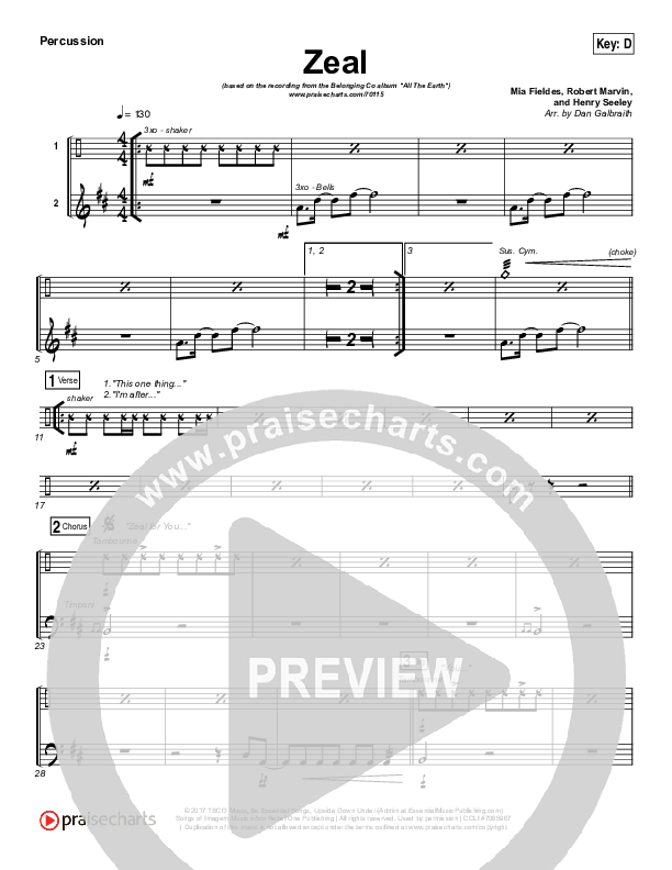 Zeal (Allskate Remix) Percussion (The Belonging Co / Henry Seeley)