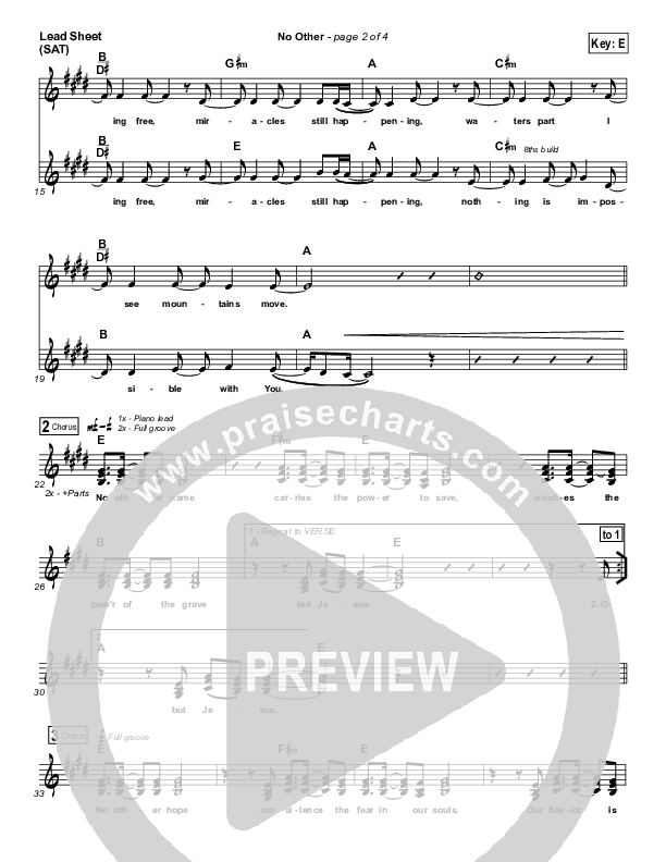 No Other Lead Sheet (SAT) (For All Seasons)