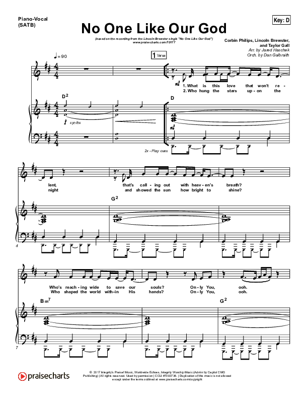 Lincoln Brewster: Everywhere I Go sheet music for voice, piano or