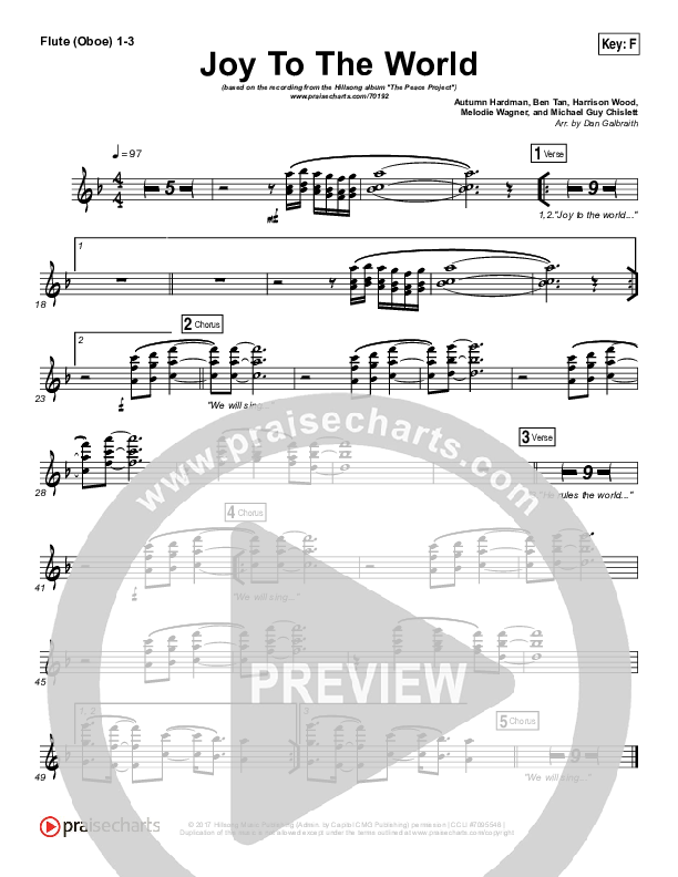 Joy To The World Wind Pack (Hillsong Worship)