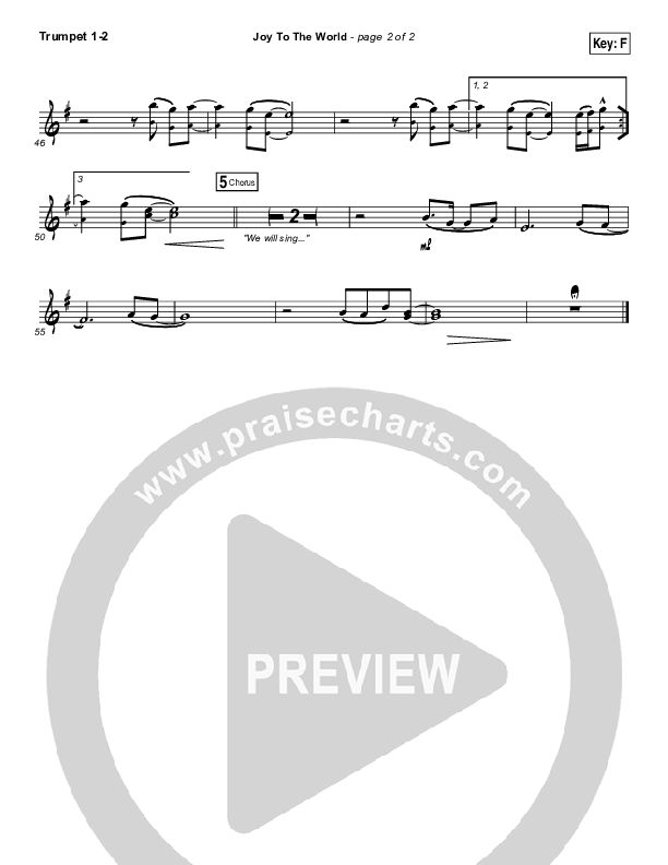 Joy To The World Brass Pack (Hillsong Worship)