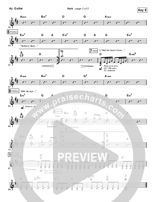 Hark Acoustic Guitar (Hillsong Worship)