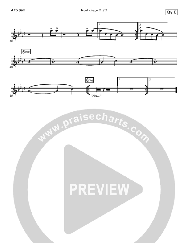 Noel Alto Sax (Hillsong Worship)