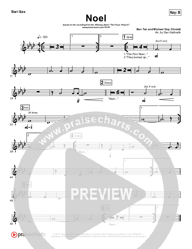 Noel Bari Sax (Hillsong Worship)