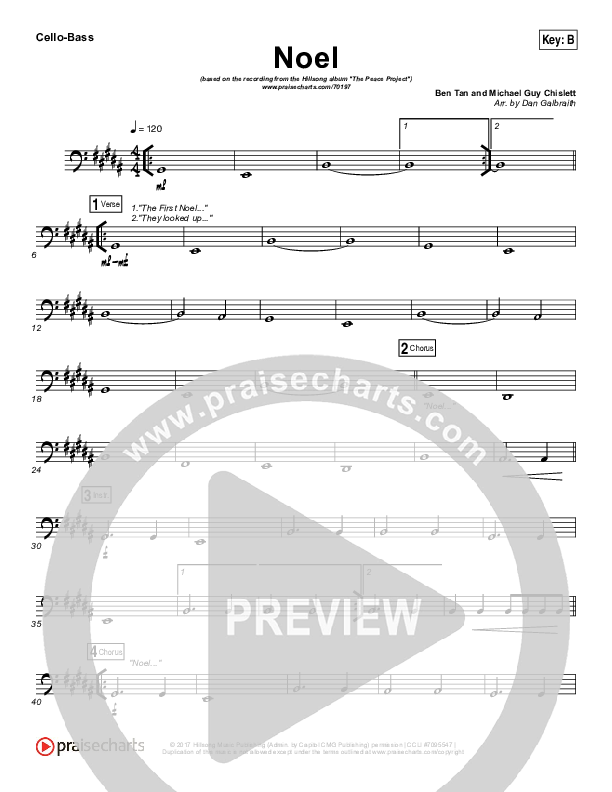 Noel Cello/Bass (Hillsong Worship)