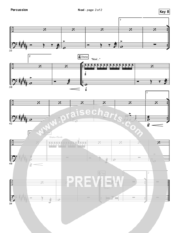 Noel Percussion (Hillsong Worship)