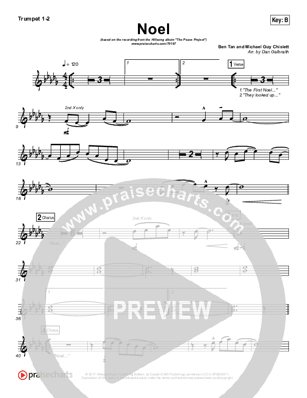 Noel Brass Pack (Hillsong Worship)