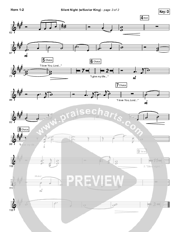 Silent Night (with Savior King) Brass Pack (Hillsong Worship)