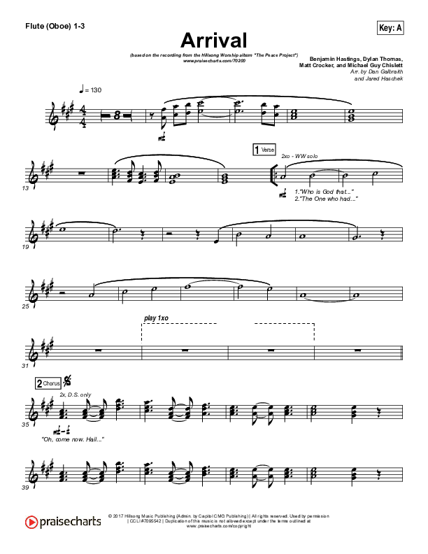 Arrival Wind Pack (Hillsong Worship)