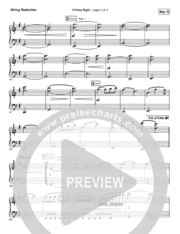 O Holy Night String Pack (Hillsong Worship)