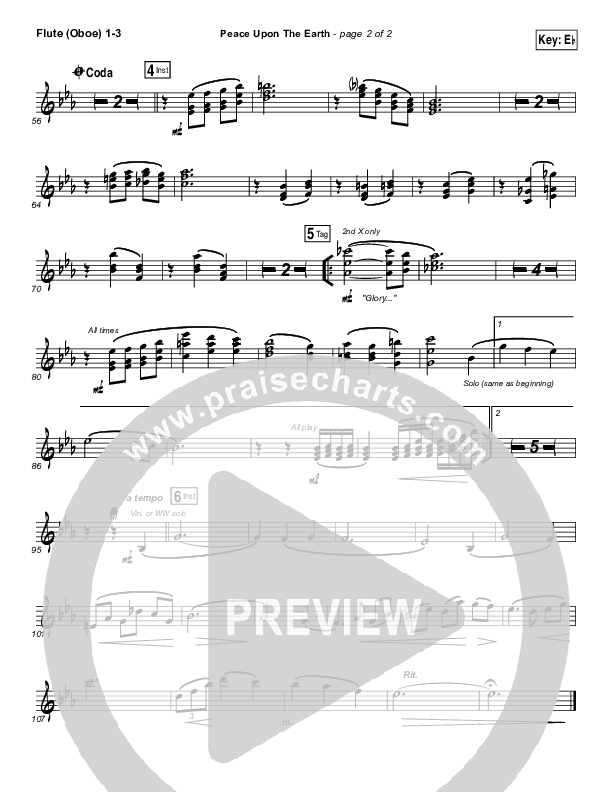 Peace Upon The Earth Wind Pack (Hillsong Worship)