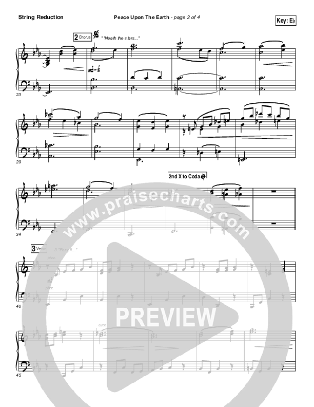 Peace Upon The Earth String Pack (Hillsong Worship)