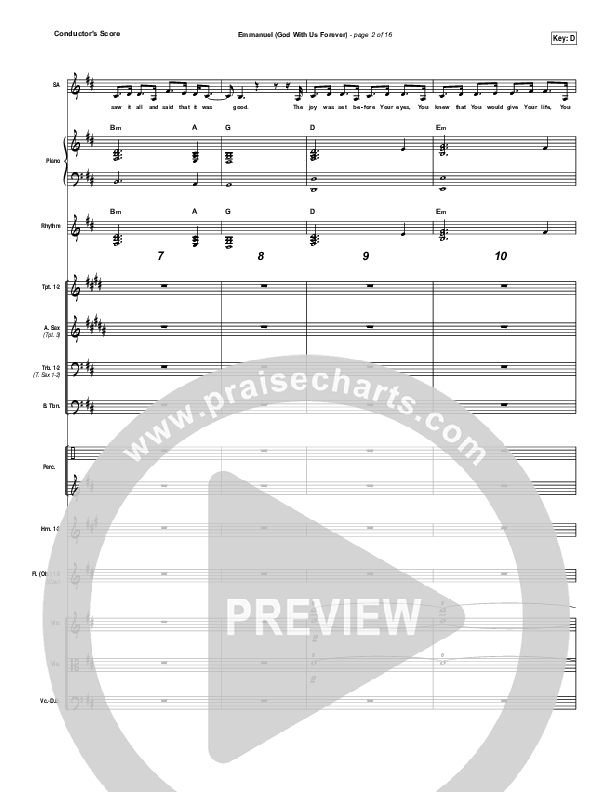 Emmanuel (God With Us Forever) Orchestration (Bryan & Katie Torwalt)