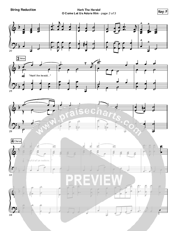 Hark The Herald/O Come Let Us Adore Him String Pack (Bryan & Katie Torwalt)