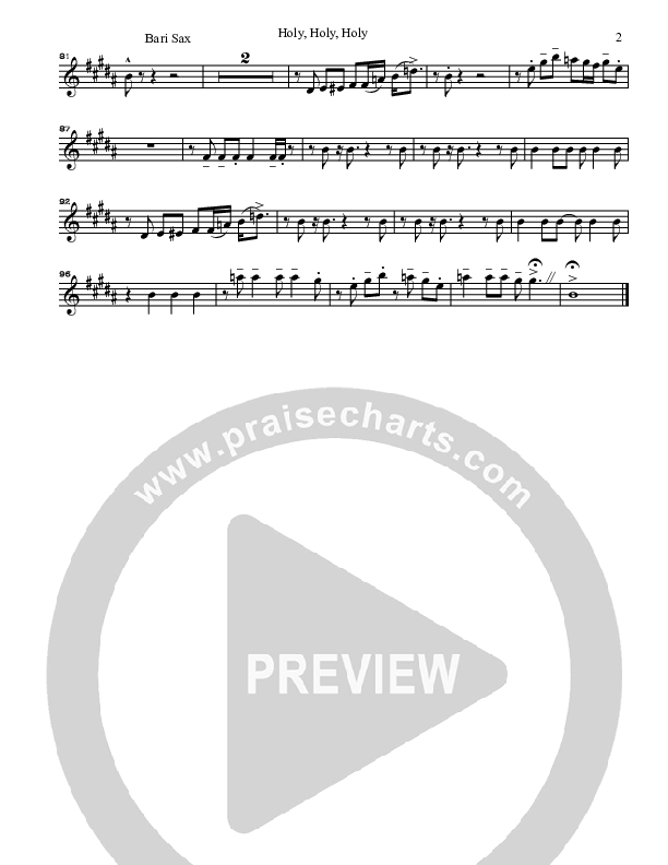 Holy Holy Holy Bari Sax (Gary Oliver)