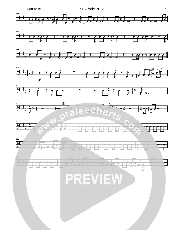 Holy Holy Holy Double Bass (Gary Oliver)