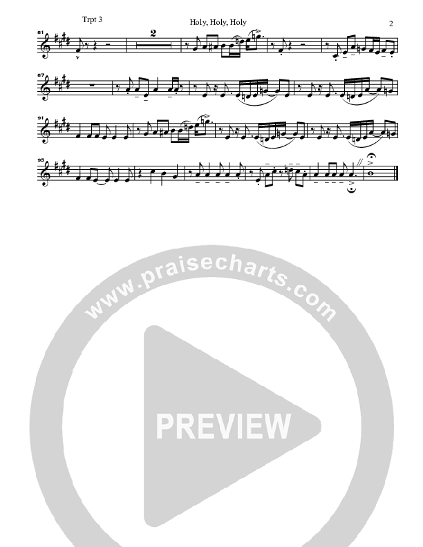 Holy Holy Holy Trumpet 3 (Gary Oliver)