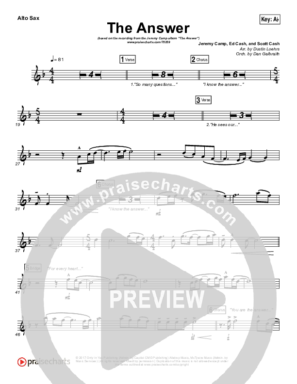 The Answer Wind Pack (Jeremy Camp)