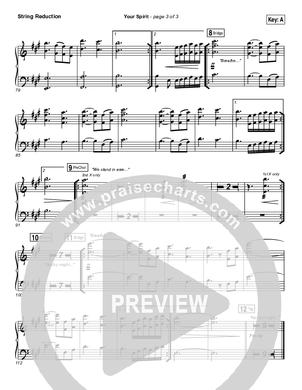 Your Spirit String Pack (Tasha Cobbs Leonard / Kierra Sheard)