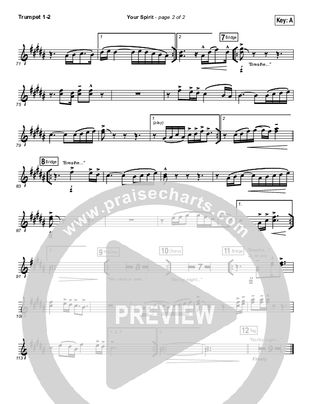 Your Spirit Trumpet 1,2 (Tasha Cobbs Leonard / Kierra Sheard)