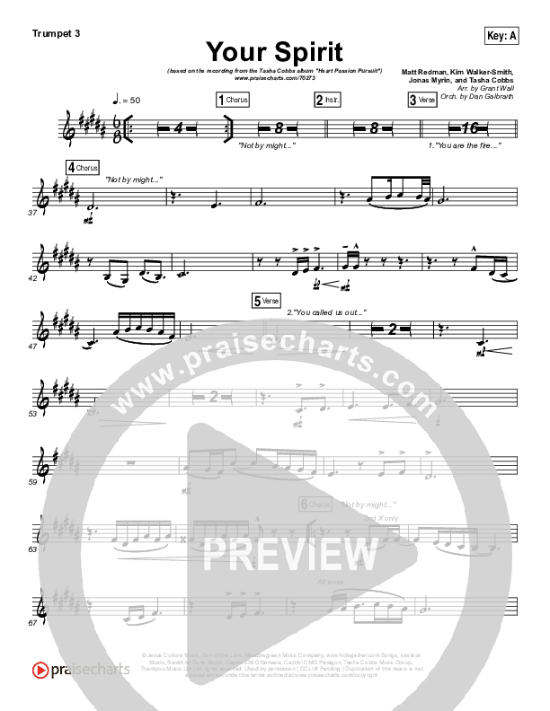 Your Spirit Trumpet 3 (Tasha Cobbs Leonard / Kierra Sheard)