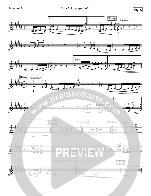 Your Spirit Trumpet 3 (Tasha Cobbs Leonard / Kierra Sheard)