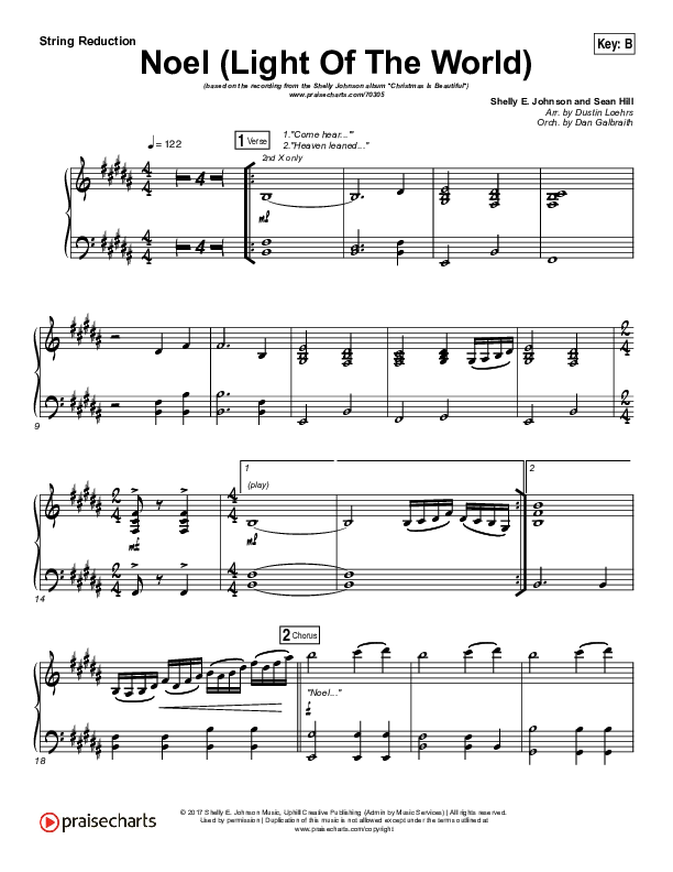 Noel (Light of the World) String Pack (Shelly E. Johnson)