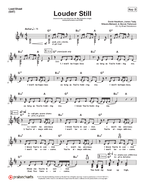 Louder Still  Lead (SAT) (MET Collective)