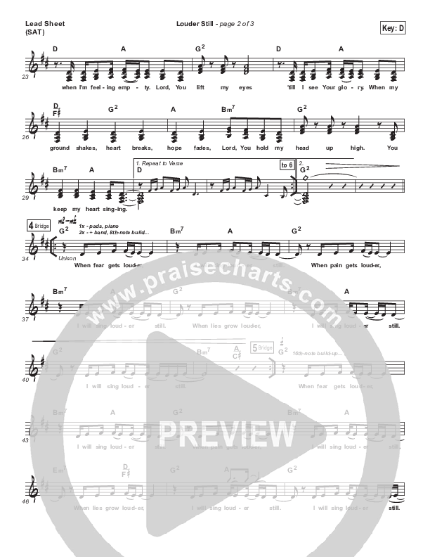 Louder Still  Lead (SAT) (MET Collective)