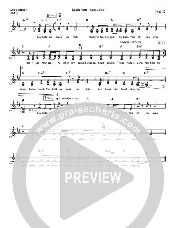 Louder Still  Lead (SAT) (MET Collective)