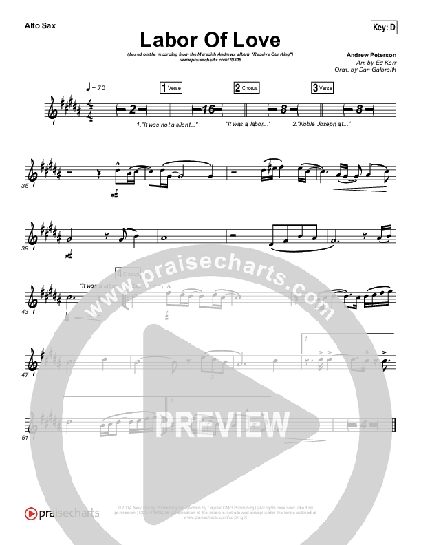 Labor Of Love Wind Pack (Meredith Andrews)